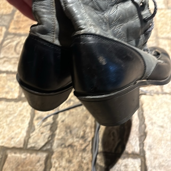 Vintage Victorian Style Leather Boots - Picture 3 of 13